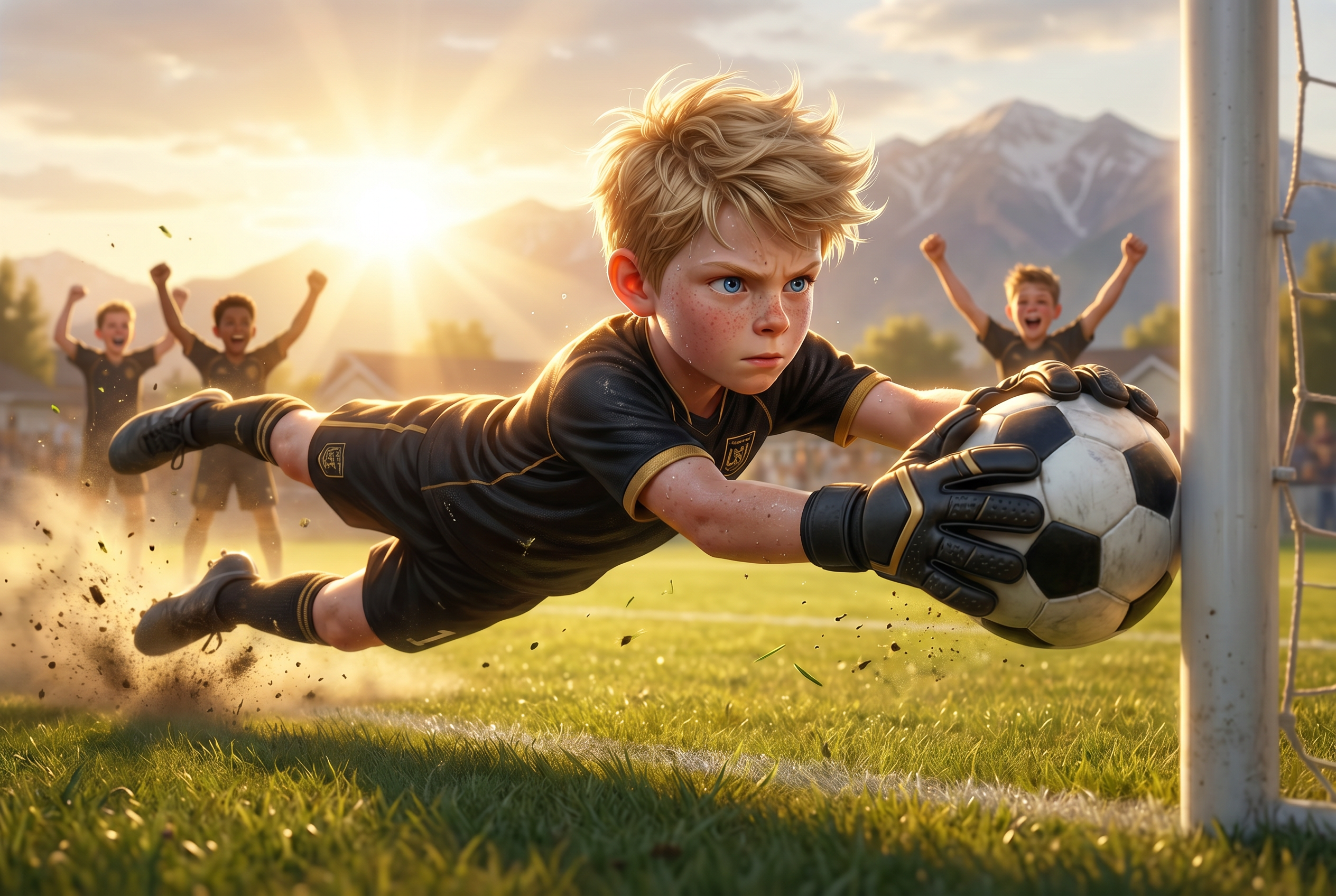 Carter Haws — eleven years old, hands made of gold.